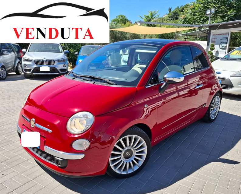 Fiat 500 Lounge 1.2 benzina/GPL 69cv anno 05-2012 